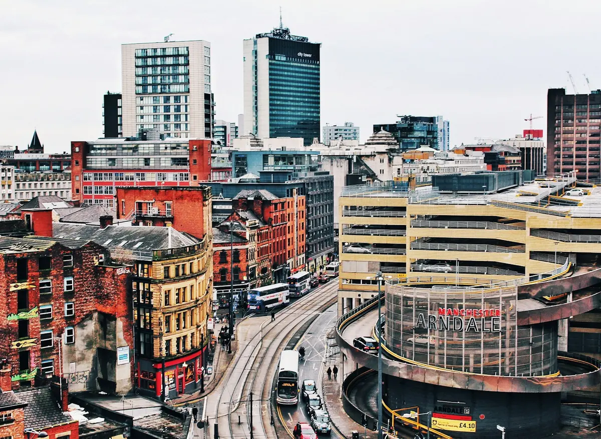Vista aérea de Manchester