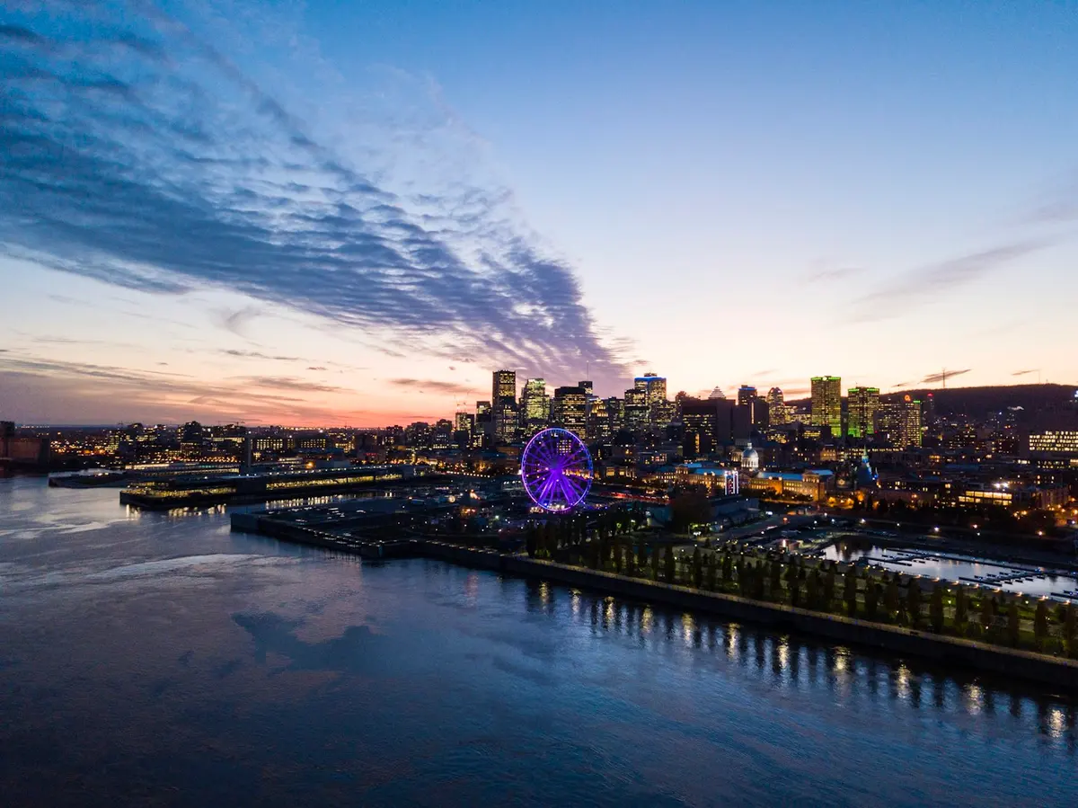 Vista aérea de Montreal