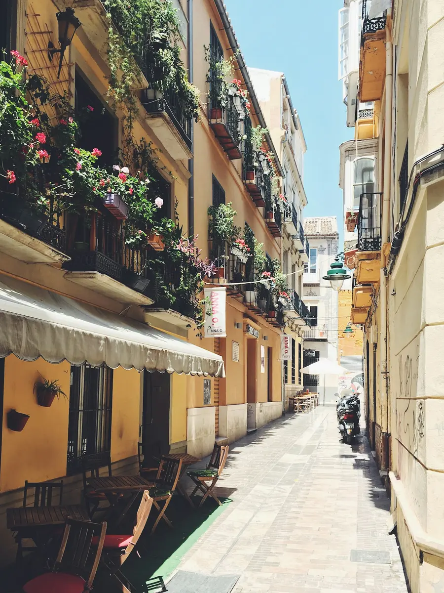 Vista de Málaga