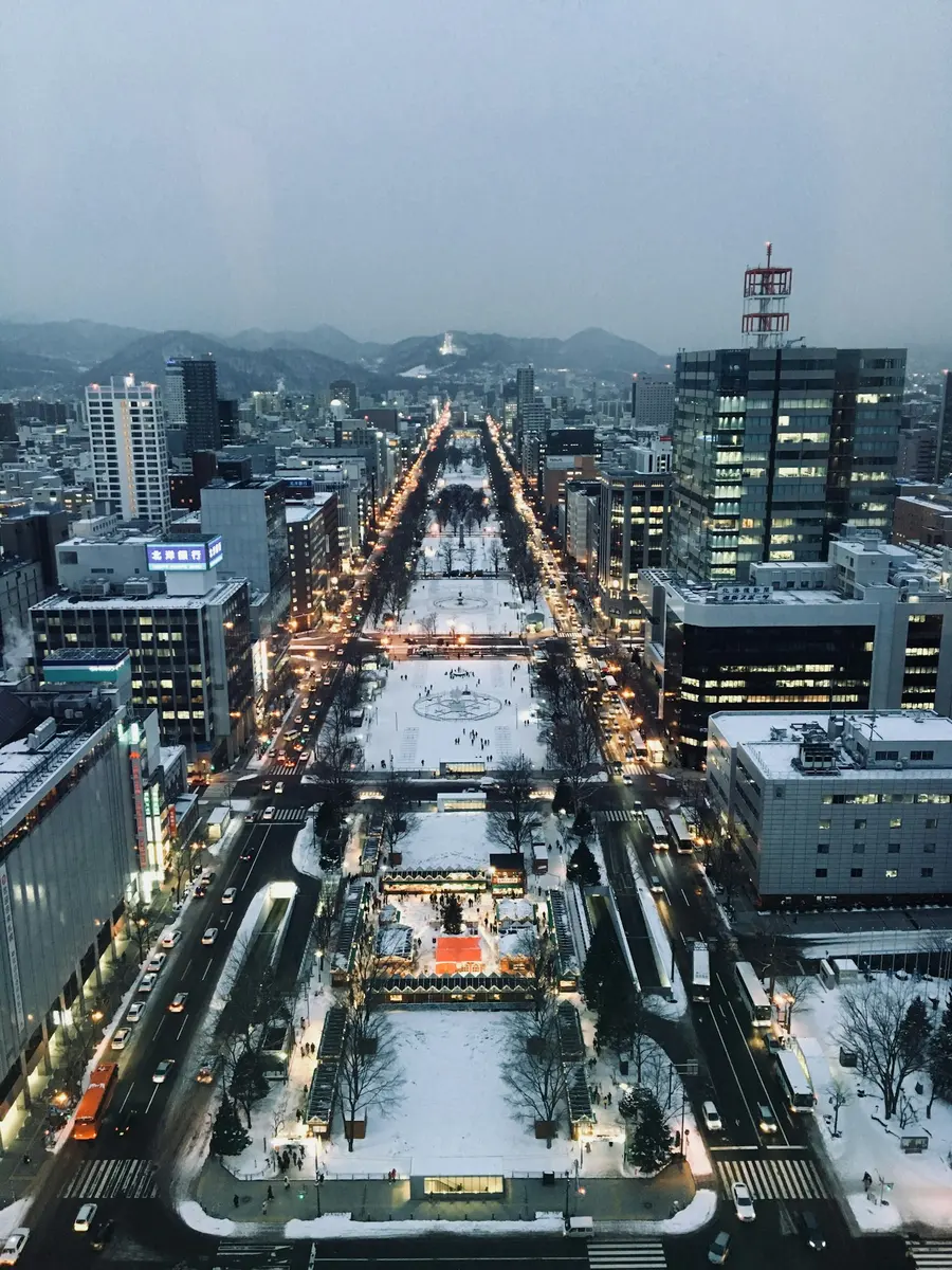 Sapporo de noche