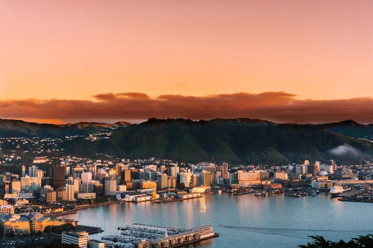 Vista aérea de Wellington