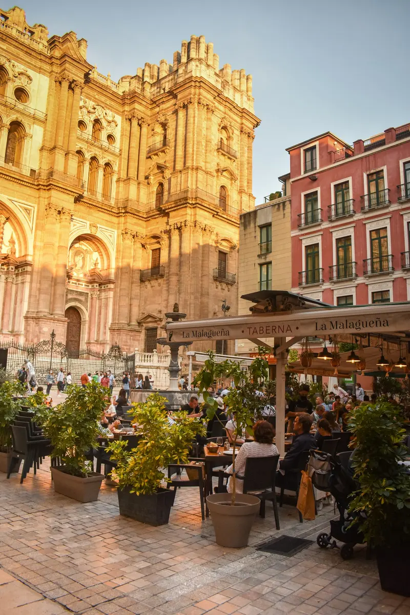 Vista de Málaga