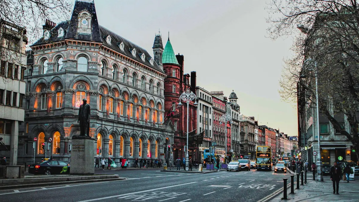 Centro urbano de Dublín