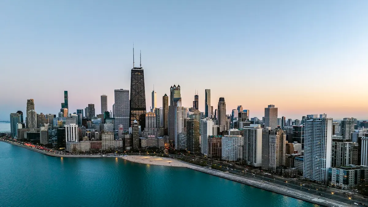 Vista aérea de Chicago