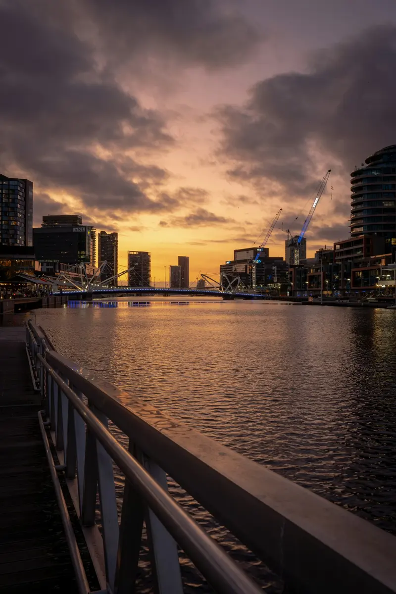 Atardecer en Melbourne